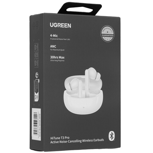 Купить Наушники TWS Ugreen HiTune T3 Pro белый 2024  9191191. Характеристики, отзывы и цены в Донецке