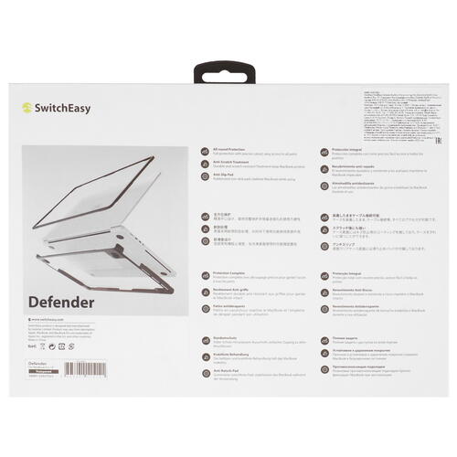 Купить 13.3" Накладка SwitchEasy Defender MacBook Protective Case прозрачный  9122472. Характеристики, отзывы и цены в Донецке