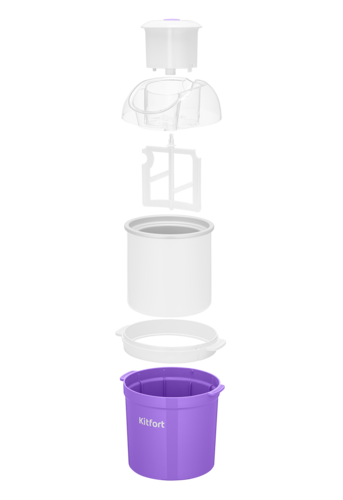 Купить Мороженица Kitfort KT-1848 фиолетовый  9290290. Характеристики, отзывы и цены в Донецке