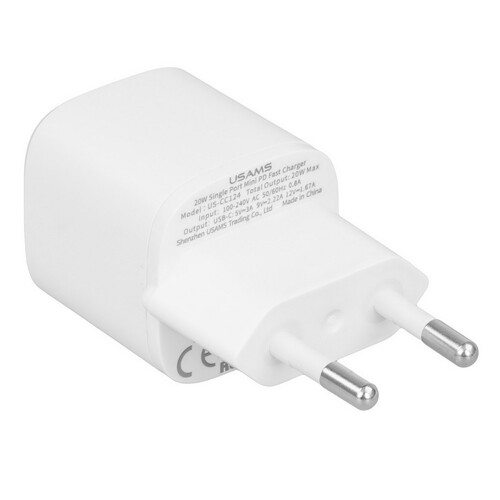 Купить Сетевое зарядное устройство USAMS T36 белый  5480351. Характеристики, отзывы и цены в Донецке