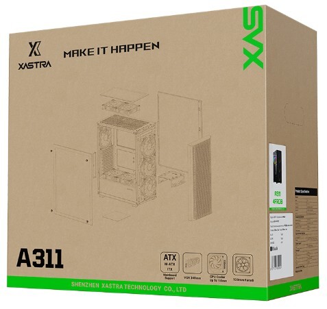 Купить Корпус XASTRA A311 4FRGB  9314182. Характеристики, отзывы и цены в Донецке