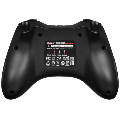 Купить Геймпад проводной MSI Force GC20 черный  1289638. Характеристики, отзывы и цены в Донецке