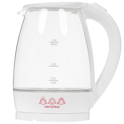 Купить Электрочайник Мастерица ЕК-1801G белый  8157390. Характеристики, отзывы и цены в Донецке