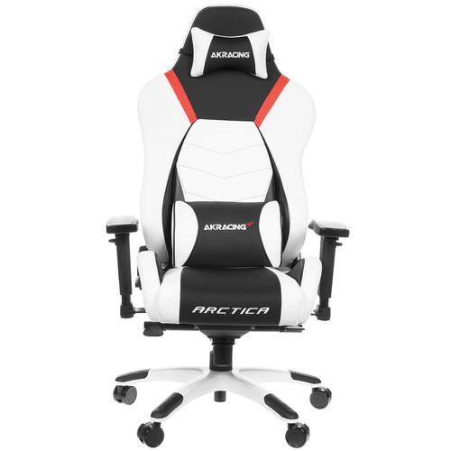 Купить Кресло игровое AKRacing ARCTICA белый, красный  1175319. Характеристики, отзывы и цены в Донецке