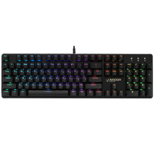 Купить Клавиатура проводная ARDOR GAMING Blade [AG-FL-B104Blue-B]  5068212. Характеристики, отзывы и цены в Донецке