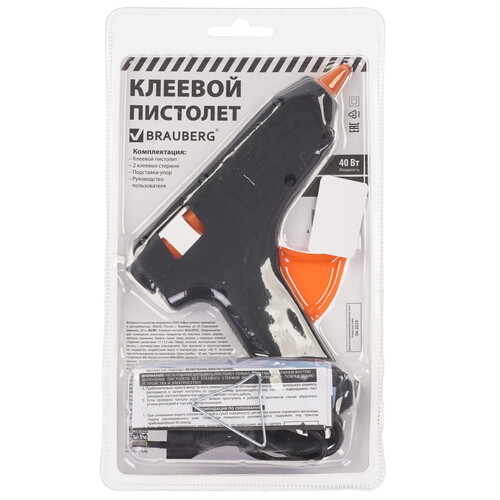 Купить Клеевой пистолет BRAUBERG 670323  5489756. Характеристики, отзывы и цены в Донецке