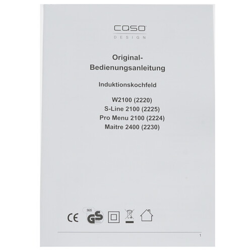 Купить Плита компактная электрическая CASO Slim Line 2100 черный  8117092. Характеристики, отзывы и цены в Донецке