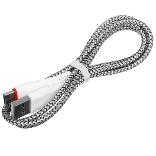 Купить Кабель круглый Borofone USB Type-C - USB 2.0 Type-A белый 1 м  5474980. Характеристики, отзывы и цены в Донецке