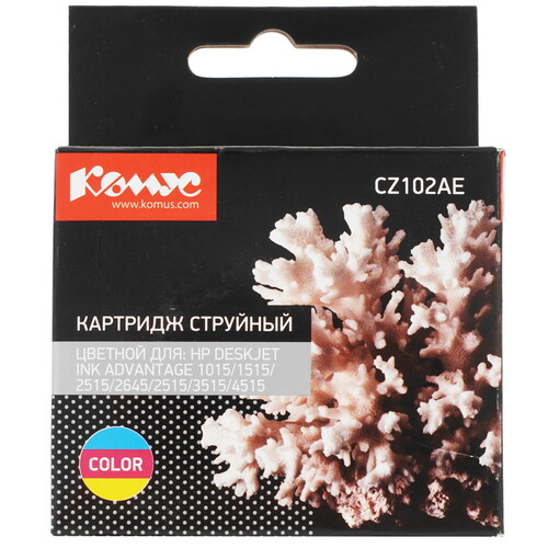Купить Картридж Комус 650 CZ102AE многоцветный  9199577. Характеристики, отзывы и цены в Донецке