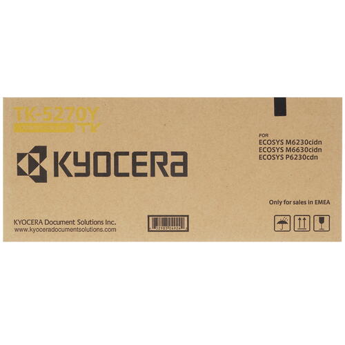 Купить Картридж лазерный Kyocera TK-5270Y желтый, с чипом  1311483. Характеристики, отзывы и цены в Донецке