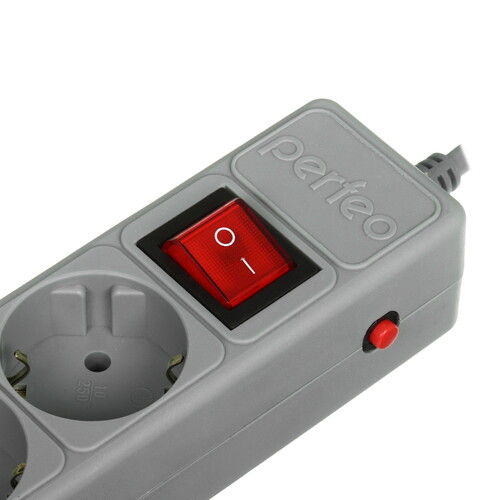 Купить Сетевой фильтр Perfeo POWER+ PF-PP-5/5.0-G серый  9172325. Характеристики, отзывы и цены в Донецке