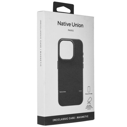 Купить Накладка  Native Union (Re)Classic Case для Apple iPhone 16 Pro Max черный  5474273. Характеристики, отзывы и цены в Донецке