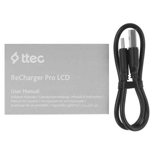 Купить Портативный аккумулятор TTEC ReCharger Pro LCD черный  9202695. Характеристики, отзывы и цены в Донецке