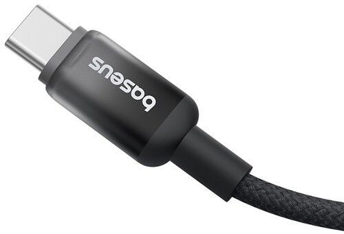Купить Кабель круглый Baseus USB Type-C - USB Type-C черный 1 м  5627550. Характеристики, отзывы и цены в Донецке