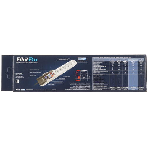 Купить Сетевой фильтр Pilot Pro v23 белый  5441982. Характеристики, отзывы и цены в Донецке