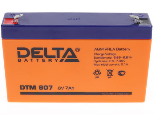 Купить Аккумуляторная батарея для ИБП Delta DTM 607  1104695. Характеристики, отзывы и цены в Донецке