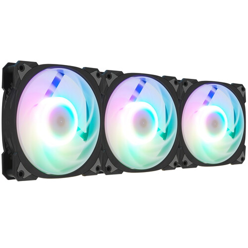 Купить Вентилятор InWin Neptune AN120-3PK [IW-FN-AN120-3PK] черный  5625028. Характеристики, отзывы и цены в Донецке