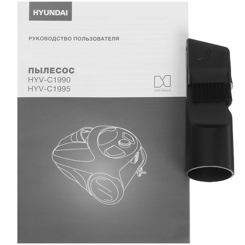 Купить Пылесос  Hyundai HYV-C1990 красный  5424482. Характеристики, отзывы и цены в Донецке