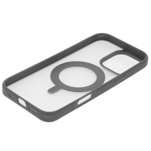 Купить Накладка  uBear Clip 360 Mag Case для Apple iPhone 16 Pro Max серый/прозрачный  5474405. Характеристики, отзывы и цены в Донецке