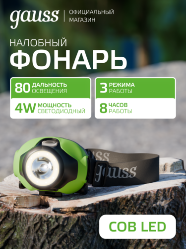 Купить Фонарь Gauss GFL303  9174963. Характеристики, отзывы и цены в Донецке