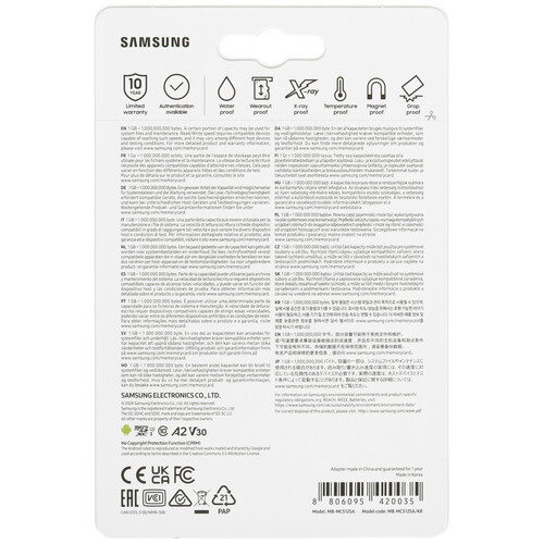 Купить Карта памяти Samsung EVO Plus microSDXC 512 ГБ  5629090. Характеристики, отзывы и цены в Донецке