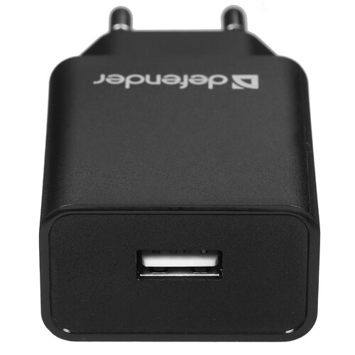 Купить Сетевое зарядное устройство Defender EPA-10 черный  4900835. Характеристики, отзывы и цены в Донецке