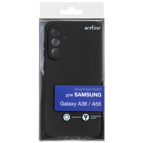 Купить Накладка  Aceline Fresh для Samsung Galaxy A36/ A56 черный  9195278. Характеристики, отзывы и цены в Донецке