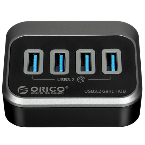 Купить USB-разветвитель ORICO M3U3-4A-05-BK-BP  5471156. Характеристики, отзывы и цены в Донецке
