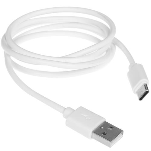 Купить Кабель круглый FinePower USB Type-C - USB 2.0 Type-A белый 1 м  1395544. Характеристики, отзывы и цены в Донецке
