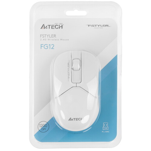 Купить Мышь беспроводная A4Tech Fstyler FG12  9188984. Характеристики, отзывы и цены в Донецке