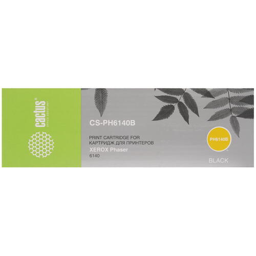 Купить Картридж лазерный Cactus CS-PH6140B черный, с чипом  7936942. Характеристики, отзывы и цены в Донецке