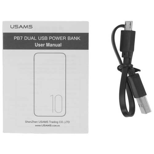 Купить Портативный аккумулятор USAMS US-CD63 PB7 черный  5480337. Характеристики, отзывы и цены в Донецке