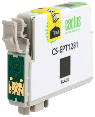 Купить Картридж Cactus CS-EPT1281 черный  0138371. Характеристики, отзывы и цены в Донецке