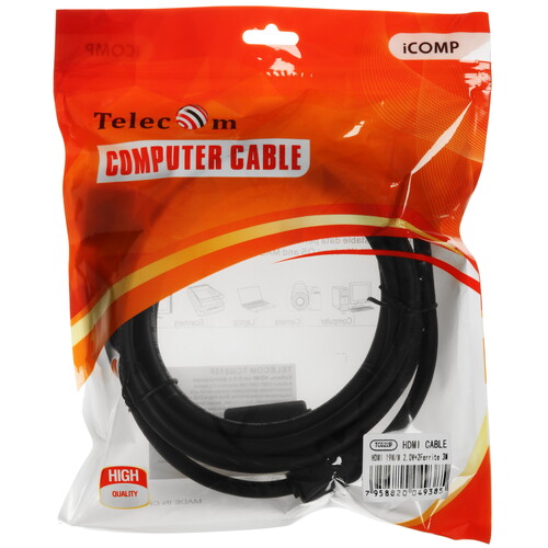 Купить Кабель  Telecom HDMI - HDMI, 3 м  5602612. Характеристики, отзывы и цены в Донецке