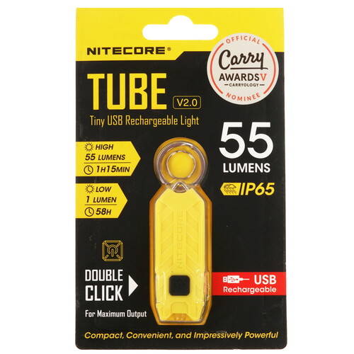 Купить Фонарь Nitecore TUBE V2.0 LEMON  9170836. Характеристики, отзывы и цены в Донецке