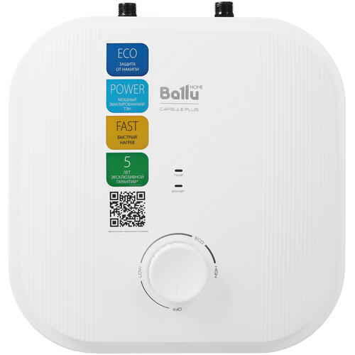 Купить Водонагреватель электрический Ballu BWH/S 10 Capsule Plus U  5365397. Характеристики, отзывы и цены в Донецке