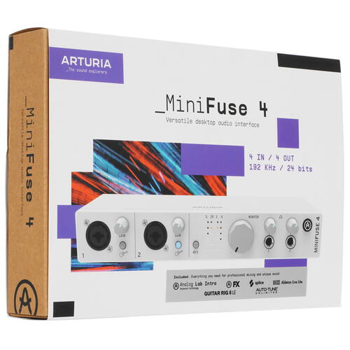 Купить Внешняя звуковая карта Arturia MiniFuse 4 White  5084288. Характеристики, отзывы и цены в Донецке