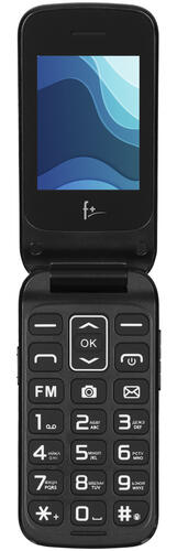 Купить Сотовый телефон F+ Flip 240 черный  5437096. Характеристики, отзывы и цены в Донецке