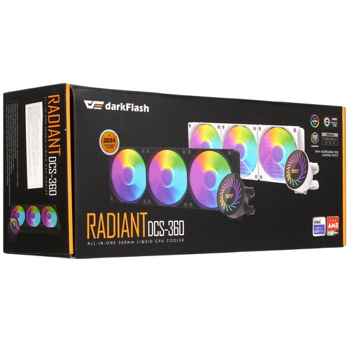 Купить Система охлаждения DarkFlash Radiant DCS 360 черная  5482463. Характеристики, отзывы и цены в Донецке