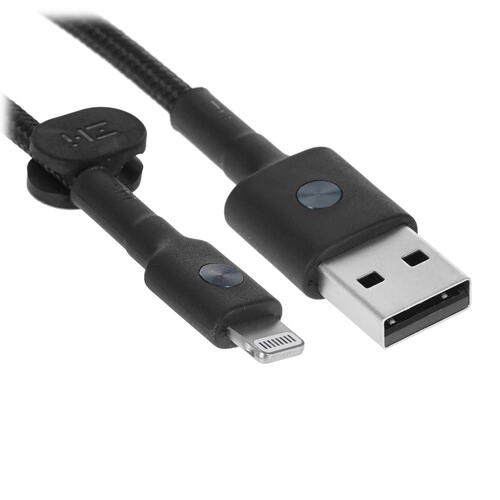 Купить Кабель круглый ZMI Lightning 8-pin - USB 2.0 Type-A черный 1 м  5099625. Характеристики, отзывы и цены в Донецке