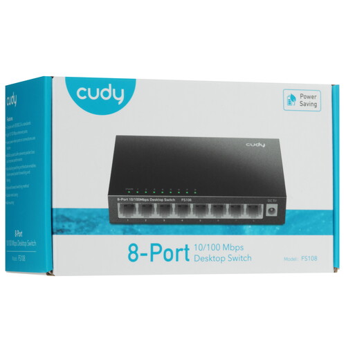 Купить Коммутатор Cudy FS108  9203632. Характеристики, отзывы и цены в Донецке