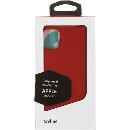 Купить Накладка  Aceline Liquid Silicone для Apple iPhone 11 красный  5404075. Характеристики, отзывы и цены в Донецке