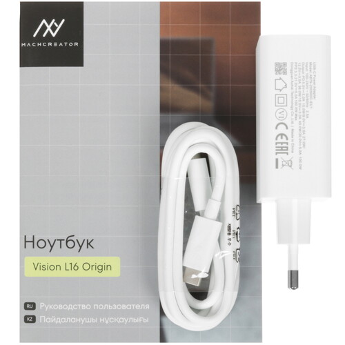 Купить 16" Ноутбук Machcreator Vision L16 Origin серый  5638016. Характеристики, отзывы и цены в Донецке