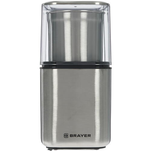 Купить Кофемолка электрическая BRAYER 1180BR серебристый  8147843. Характеристики, отзывы и цены в Донецке