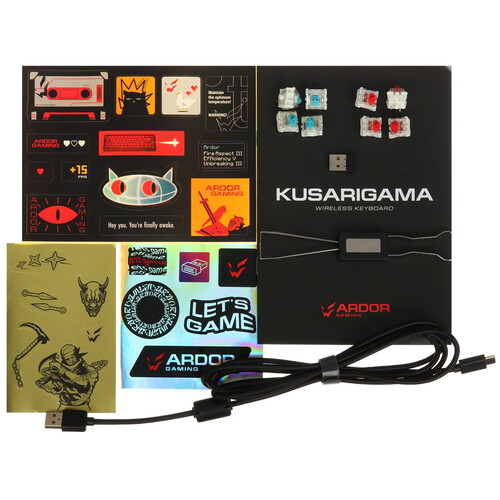 Купить Клавиатура проводная + беспроводная ARDOR GAMING Kusarigama  9032737. Характеристики, отзывы и цены в Донецке