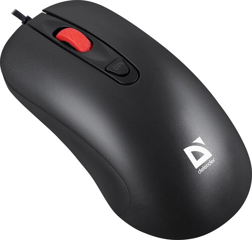 Купить Мышь проводная Defender Omega MB-522 [52522] черный  9040753. Характеристики, отзывы и цены в Донецке