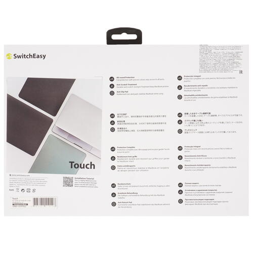 Купить 13.3" Накладка SwitchEasy Touch MacBook Protective Case серый  9122501. Характеристики, отзывы и цены в Донецке