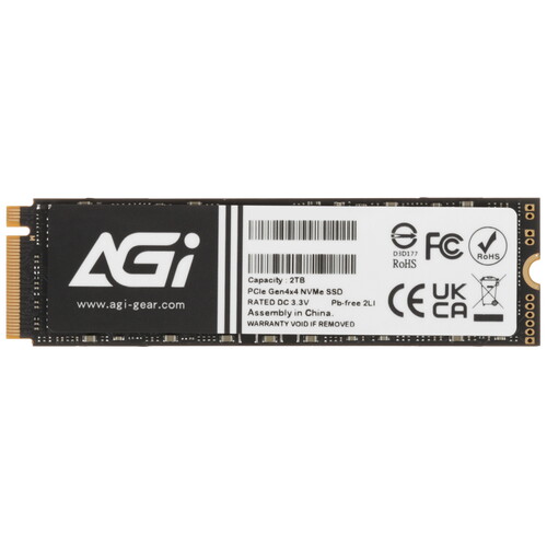 Купить 2000 ГБ M.2 NVMe накопитель AGI AI828  5620297. Характеристики, отзывы и цены в Донецке