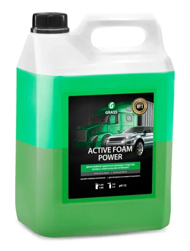 Купить Автошампунь GRASS Active Foam Power  1692406. Характеристики, отзывы и цены в Донецке