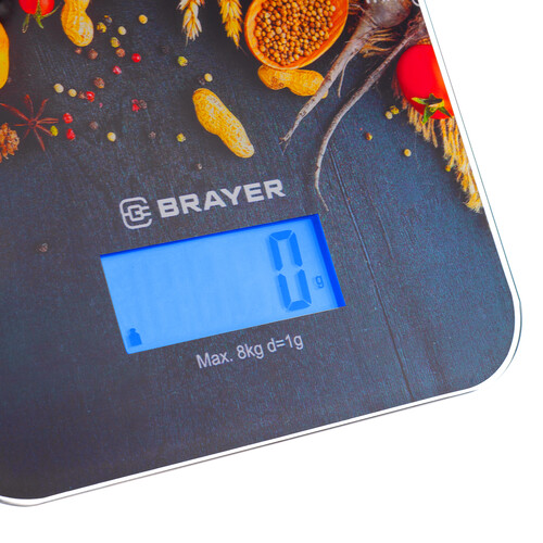 Купить Кухонные весы BRAYER BR1801 разноцветный  9901125. Характеристики, отзывы и цены в Донецке